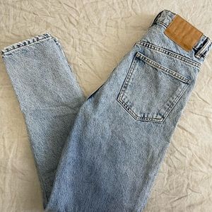 Zara Super High Rise Mom Jean
